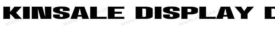 Kinsale Display DEMO字体转换